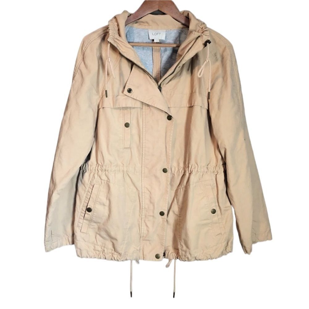 Loft anorak jacket. Shell cotton & linen blend.‎